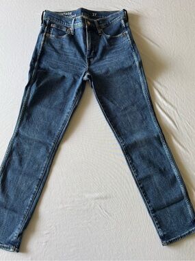 J. Crew 9” Vintage Dark Blue Straight-Leg Women’s Jeans